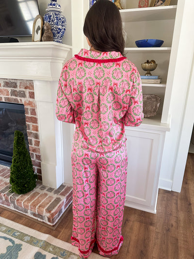 Peppermint Wreath Pajamas