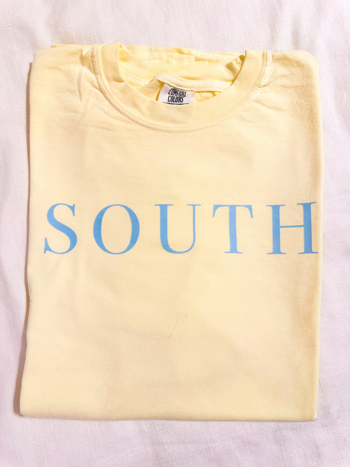 “SOUTH” Logo Tee - Yellow