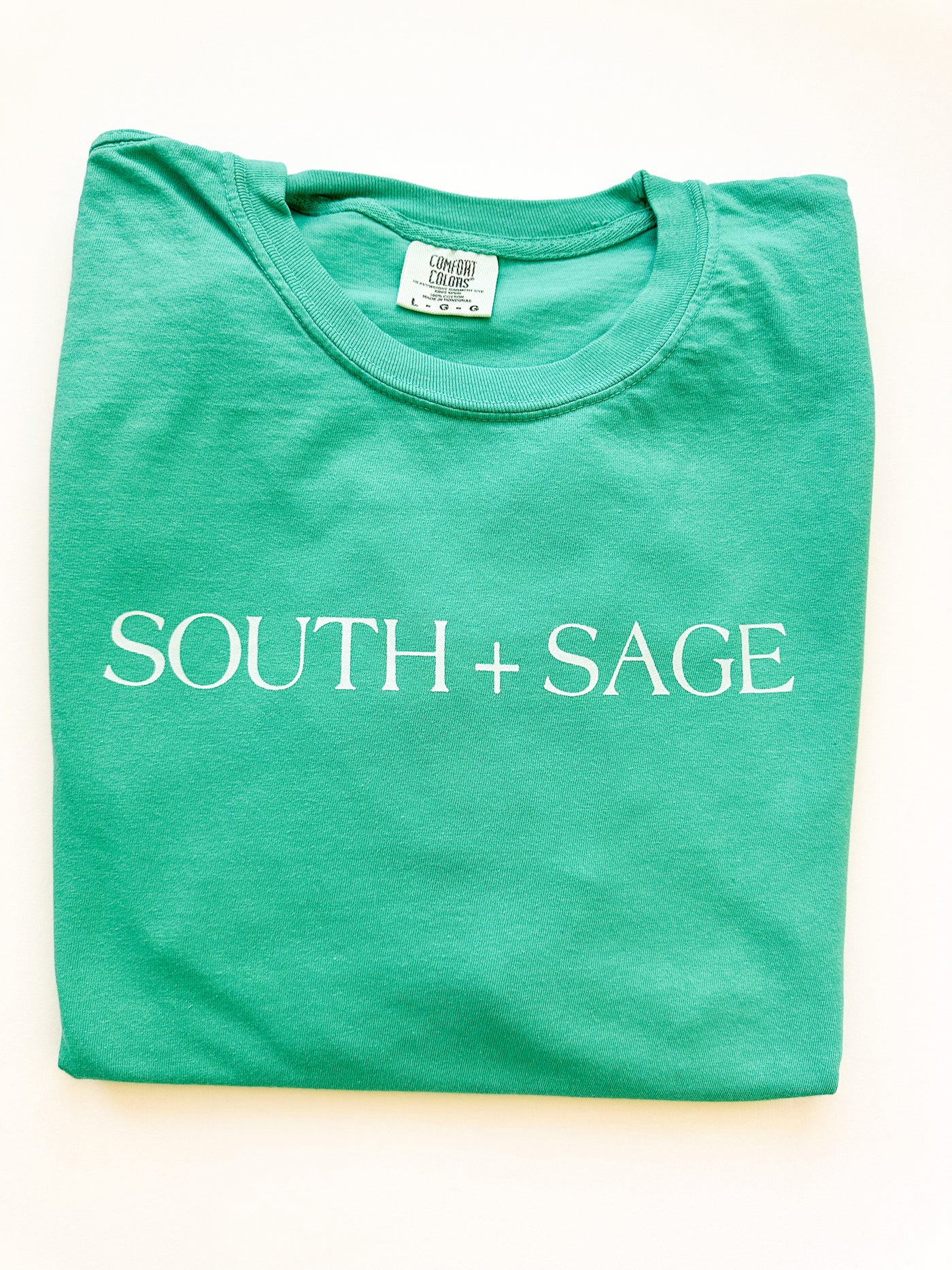 "South + Sage" Logo Tee - Green