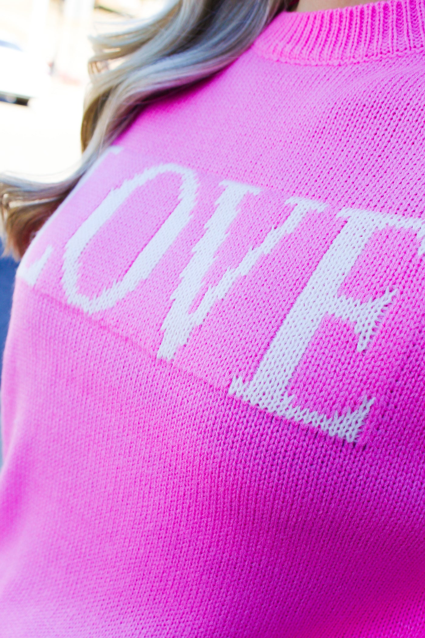 "LOVE" sweater