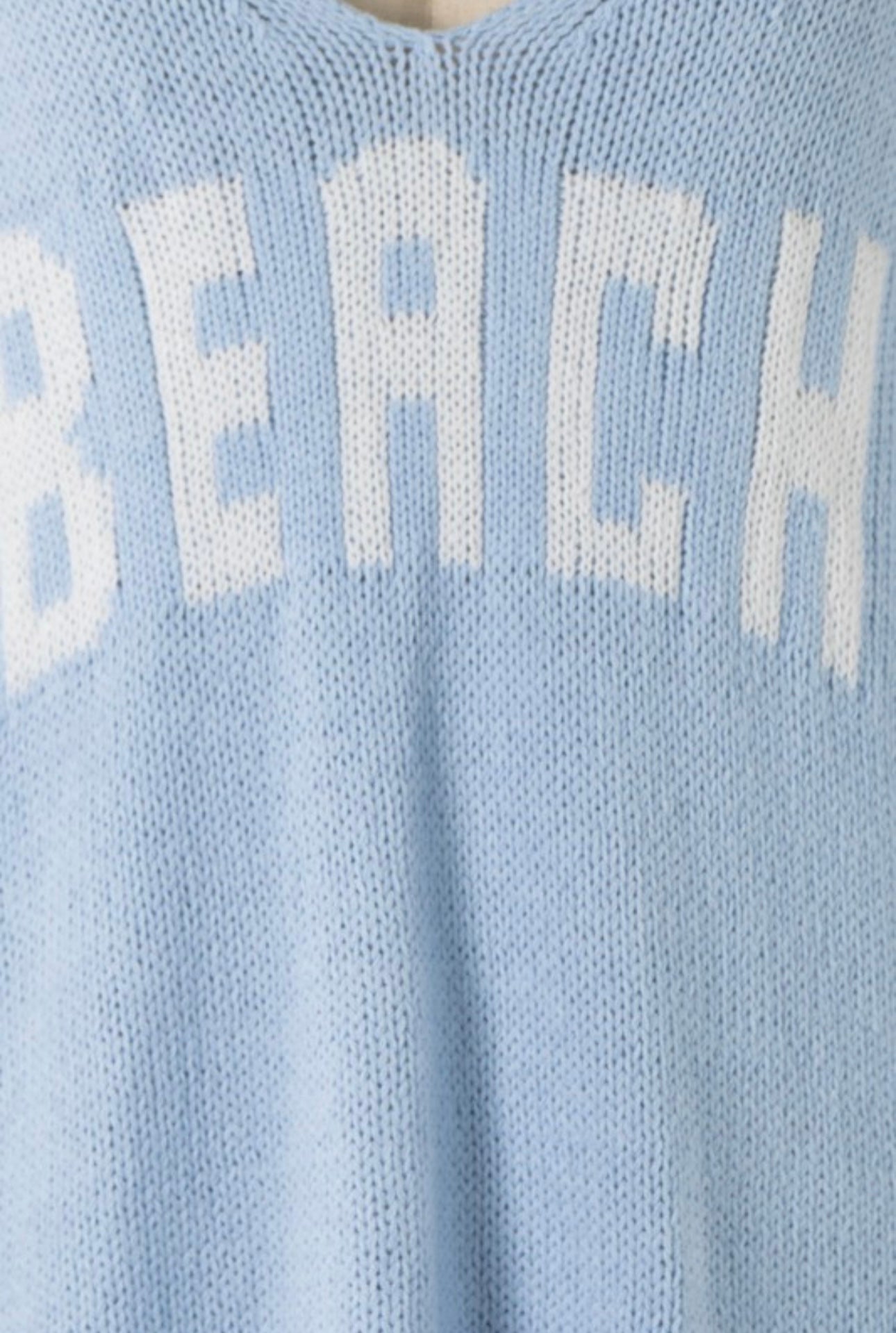 "Beach" Sweater - Blue