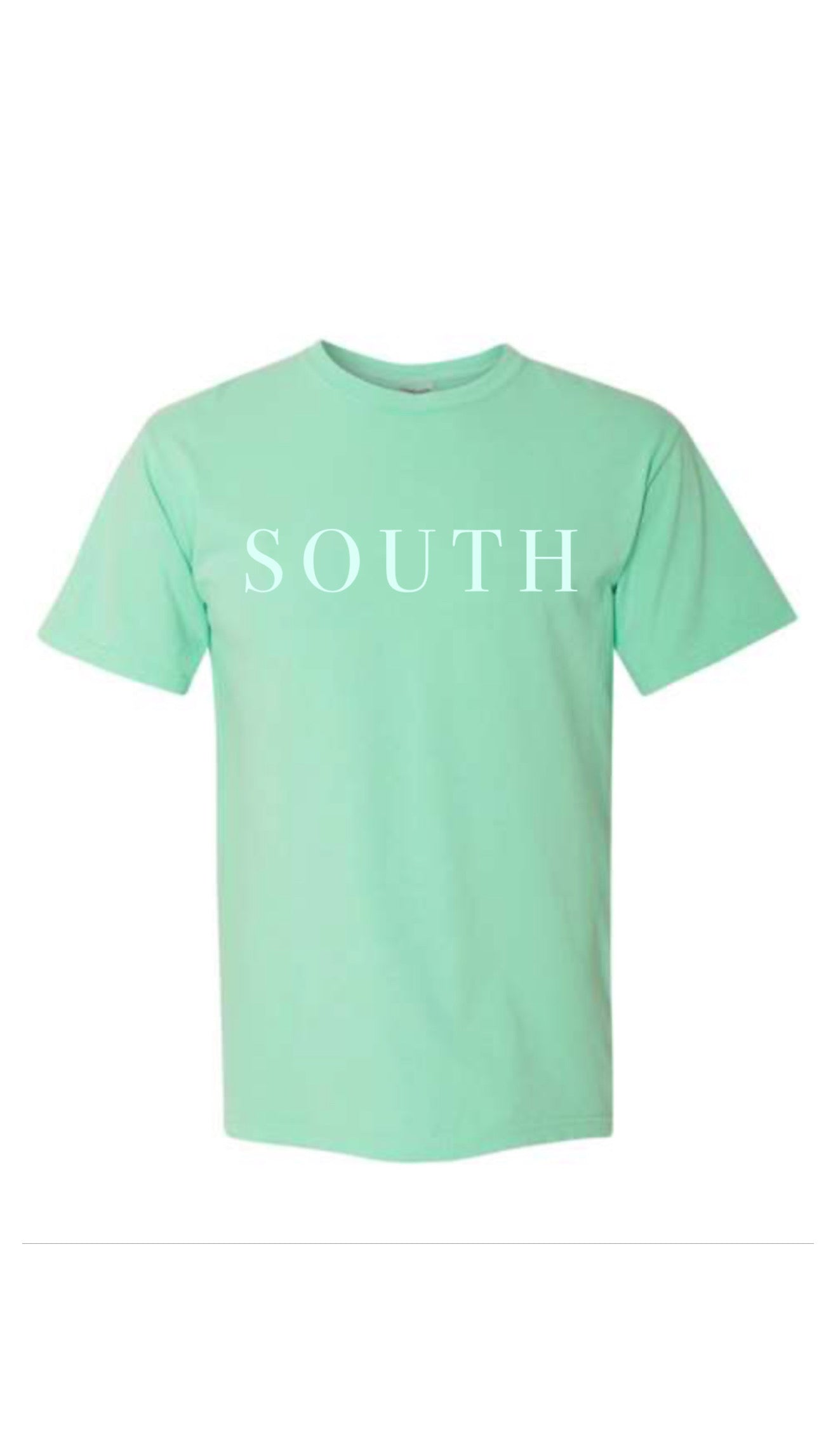 "SOUTH" Logo T-Shirt - Mint